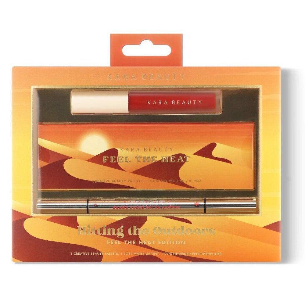 KARA BEAUTY HITTING THE OUTDOORS SET - Feel The Heat Edition NIB